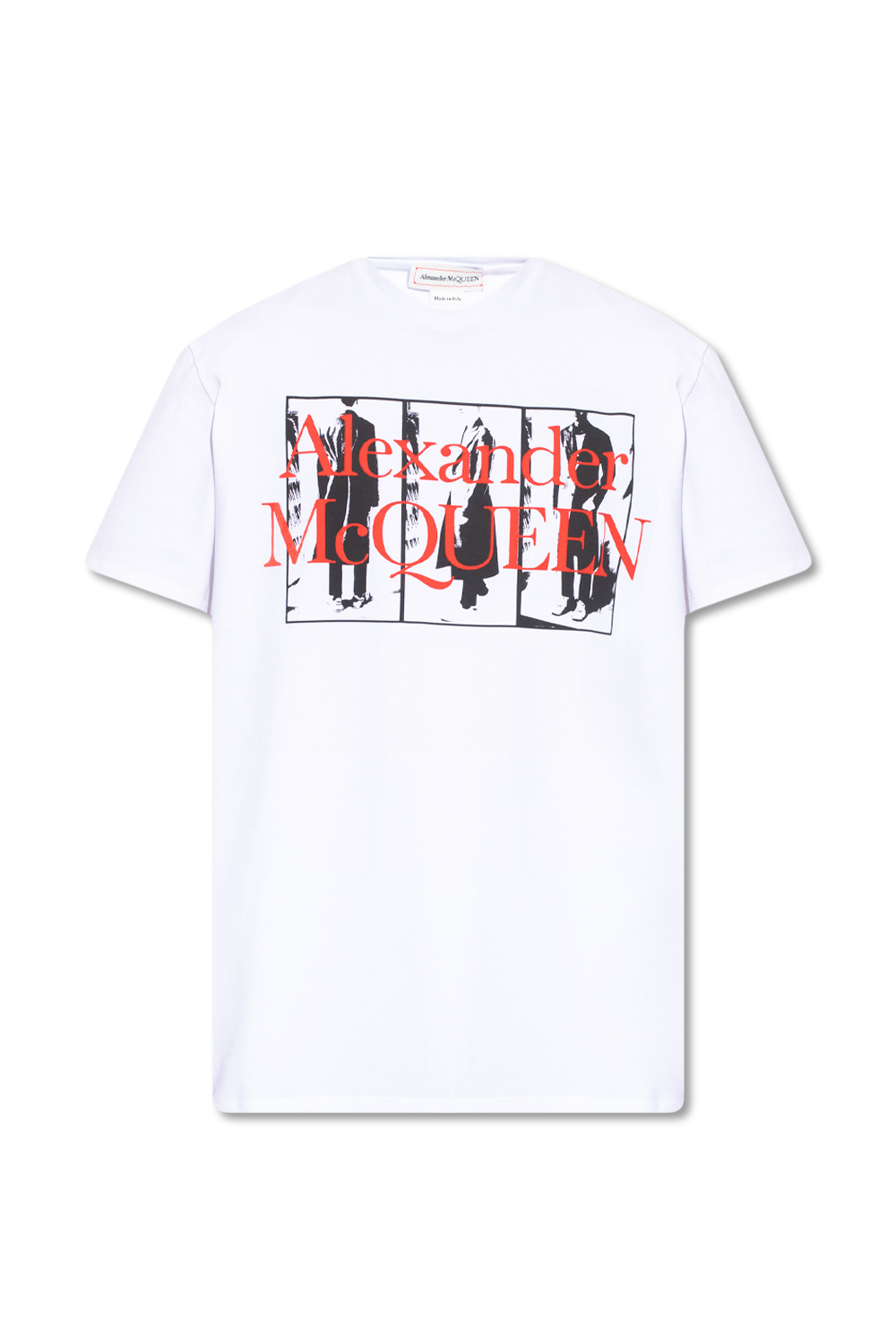 【送料&関税込】Alexander McQueen T-shirt With Ruffles Alexander McQueen Asymmetric Ruffled T-shirt | Black | FARFETCH